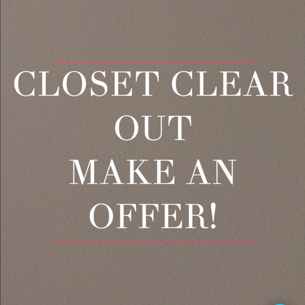 Accepting all reasonable offers!